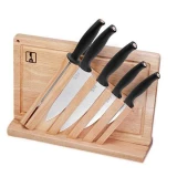 KitchenDAO Stainless Steel Kitchen Block Set w/Cutting Board, 6 pcs