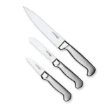Farberware 3 Pc. Pro Stainless Steel Knife Set, 18/8
