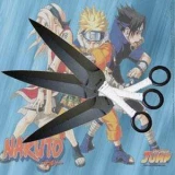 Naruto Throwing Knives With White Nylon Cord Handle