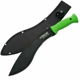 Zombie Killer Kukri Knife Green Handle