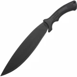 Schrade Mini Bolo II Machete, 12" Black Blade, Rubber Handle - 1100056
