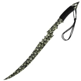 United Cutlery Black Legion Green Eyed Skull Machete