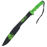 United Cutlery Undead Machete, Toxic Green Handle, Black Blade, w/Sheath