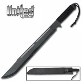 United Cutlery Black Ronin Black Blade Machete with ABS Sheath