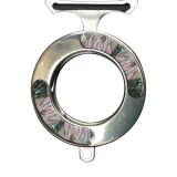 Mantis Vicious Circle, Stainless Steel, Polished With Abalone Onlay