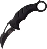 Tac-Force Speedster 4.5in Police Lasir Blade-Blue Handle