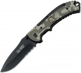 MTech 9.75in Axe 4mm Thick Blade w/Black ABS Overlay Handle