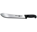 Victorinox 12'' Straight Blade Butcher Knife, Black Fibrox Handle