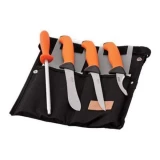 EKA Butcher Knife Set, Orange Handle