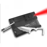 Tool Logic Survival Card with Red LED, Charcoal