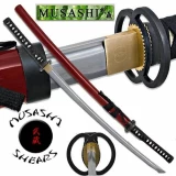 Musashi - Practical Daimyo Samurai Sword Full Tang Red