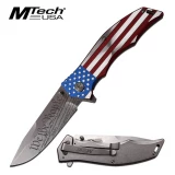 MTech USA Assisted 3.75 in Blade We The People SS Hndl MX-A849CL