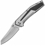 Schrade SCH705, 3.25" Bead Blast Blade, Aluminum Handle - 1084289