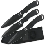 Perfect Point Throwing Knife Set 8.00 in Black 3 Pieces RC-1793B