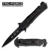 Tac-Force Assisted 3.25 in Blade Aluminum Hndl TF-719BK