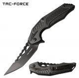 Tac-Force Assisted 3.6 in Blade Gray Aluminum Hndl TF-1003GY