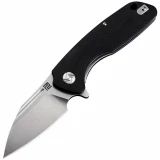 Artisan Wren, 3.54" D2 Blade, Black Curved G10 Handle - 1825P-BKC