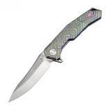 Artisan Zumwalt Folder 3.78 in S35VN Blade Titanium Hndl 1808G-BU03