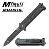 MTech Assisted 3.25 in Blade Stonewash Stainless Hndl MT-A840P