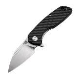 Artisan Wren Folder 3.54 in D2 Blade Carbon Fiber Hndl 1825P-CF