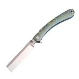 Artisan Othodox Folder 2.95 in Fancy Blue Titanium S35VN 1817GS-BU03