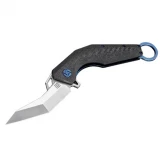 Artisan Cobra Folder 3.15 in S35VN Blade Blue Titanium Hndl 1811G-BUS