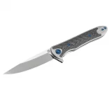 Artisan Shark Folder 3.15 in. Gray Titanium Hndl S35VN 1707GS-GY