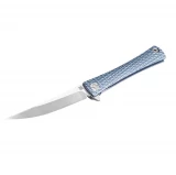 Artisan Waistline Folder 4.06in S35VN Blade Blue Titanium 1805G-BUS