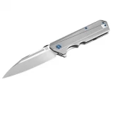 Artisan Littoral Folder 3.54 in Gray Titanium Hndl S35VN 1703G-GY