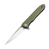 Artisan Shark Folder D2 Blade Green G-10 Hndl 1707PS-GNF