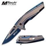 MTech Assisted 3.0 in Blade Tinite Coated Stainless Hndl MT-A1117BL