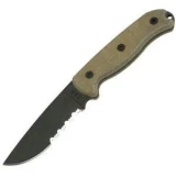 Ontario Knife Company TAK-1, Micarta Handle, ComboEdge, Nylon Sheath