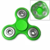 Fidget Spinner Green, EDC Metal Weighted Bearing