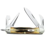 Case Cutlery Jr. Scout Knife with India Stag Handle