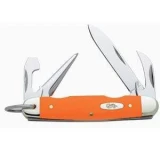 Case Cutlery Jr. Scout Knife with Orange G-10 Handle