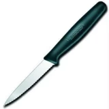 Victorinox 31/4'' Small Wavy Edge Spear Point Paring Knife, Black Poly