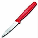 Victorinox 31/4'' Small Wavy Edge Spear Point Paring Knife, Red Polypr
