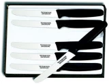 Victorinox 6-piece Paring Knife Set w/ Black Polypropylene Handles