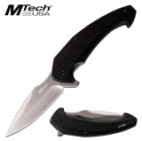 Mtech Folder 3.25 in Blade Black Aluminum Hndl MT-1063BK