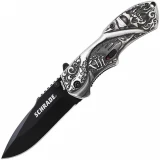 Schrade Boneyard Series Reaper, 3.3" MAGIC Blade, Aluminum Handle - SCHA14B-DISCO