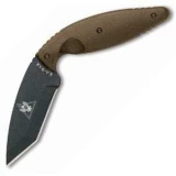 Ka-bar Knives Large TDI Tanto Knife with Coyote Brown Zytel Handle