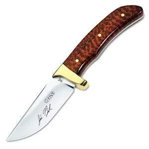 Buck Knives Gen 5 Skinner Knife with Snakewood Handle and Leather Shea