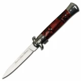 Premium Milano Collection " Spring Assist Knife - Red