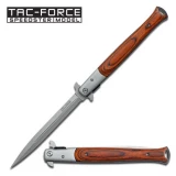 Tac-Force Assisted 5.5 in Blade Red Pakkawood Hndl TF-540RD