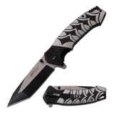 MTech USA Spring Assisted Knife 3.5in Blade 8.25in Open-Grey MT-A1036GY
