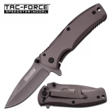 Tac-Force Assisted 2.75 in Blade Gray Stainless Hndl TF-848