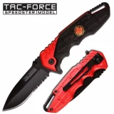 Tac- Force Fire Department " Spring Assisted Knife