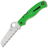 Spyderco Atlantic Salt, 3.68" LC200N Serrated Blade, Green FRN Handle - C89FSGR