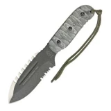 Tops Knives Stryker Defender Tool, Micarta RMT Handle, Black Combo Fix