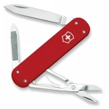 Victorinox Money Clip Swiss Army Multitool, Red Alox, 5 Functions - 53739
